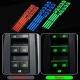 3Color Car Luminous Door Window Lift Button Stickers Night Safety Switch Car Styling  Auto Interior Decoration Accessories