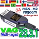 2024 VCDS VAGCOM Interface VCDSCAN HEX V2 Update 23-3-3 FOR VW For AUDI Skoda Seat Multi-Language Car Autocom Diagnostics Tools