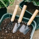 3Pcs-Set Mini Garden Tool Set For Garden Plants Flower Pot Cactus Vegetables Digging Weeding Indoor Small Plants Garden Tools