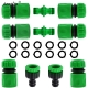 Garden Watering Hose ABS Quick Connector 1-2” End Double Male Hose Coupling Joint Adapter Extender Set For Hose Pipe Tube