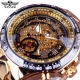 Winner Mechanical Sport Design Bezel Fashion Watch Mens Watches Top Brand Luxury Montre Homme Clock Men Automatic Skeleton Watch