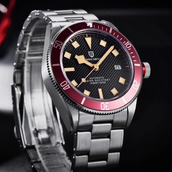 PAGANI DESIGN BB58 Automatic Watch Men Men-s Watches Mechanical Watch For Men Luxury NH35 100M Waterproof Reloj Hombre