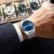 POEDAGAR Luxury Watch For Man Waterproof Luminous Date Week Stainless Steel Men Watch Casual Quartz Men-s Watches Male Clock+box