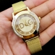 2024  European Fashion Watch Women Luxury Brand DQG Quartz Watch Reloj Mujer Casual Stainless Steel Ladies Clock