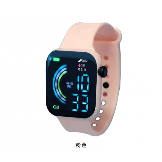 Disposable Electronic Watch for Men Wowen Digital Kids Watch Electronic LED Wristwatch Sport Waterproof Watches Non Rechargeable
