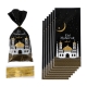 25-50pcs Eid Mubarak Gift Bags Plastic Cookie Candy Bag Ramadan Kareem Decor 2023 Islamic Muslim Party Supplies Eid Al-fitr Gift