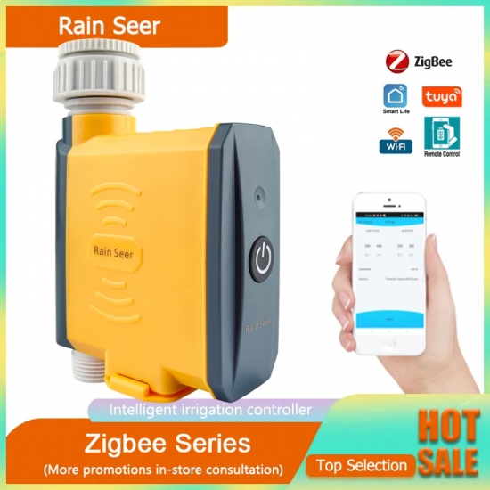 Rain Seer Tuya Zigbee Garden Home Irrigation Watering Timer WiFi Water Timer Mobile Phone Remote Controller