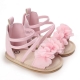 Infant Baby Shoes Baby Girl Shoes Flower Toddler Flats Summer Sandal Soft Casual Anti-Slip Crib Shoes First Walker