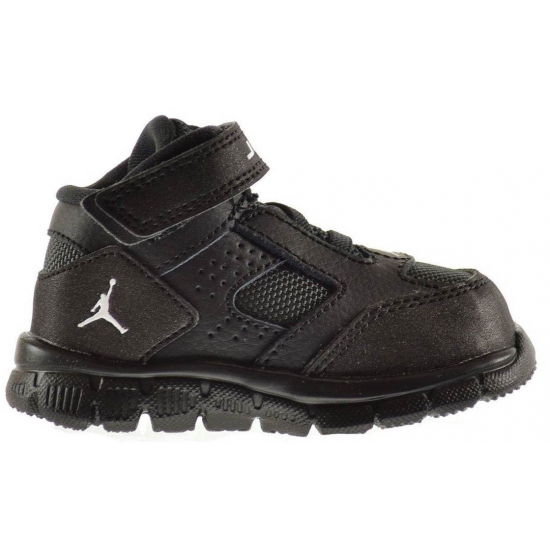 Jordan BCT Mid 2 Toddler Boys Black White First Walkers Shoes