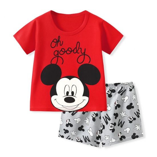 Trendy Casual 2 Piece-Sets For Girls Boys T-shirt +Shorts Tracksuits Baby Summer Short Sleeve Outfit New Fashion Costume