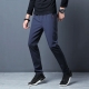 Men-s Casual Pants Business Stretch Slim Fit Elastic Waist Jogger Korean Classic Blue Black Gray Male Brand Trousers