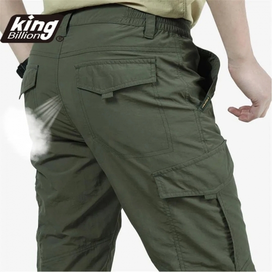 KB Men-s Lightweight Tactical Pants Breathable Summer Casual Army Military Long Trousers Male Waterproof Quick Dry Cargo Pants