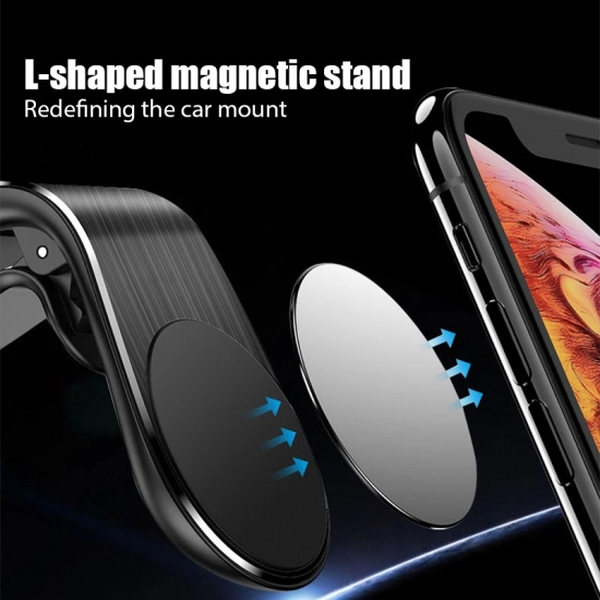 Universal Magnetic Car Phone Holder in Car Phone Stand Clip Mount Car Magnetic Phone Holder for iPhone 15 14 Pro Samsung Xiaomi