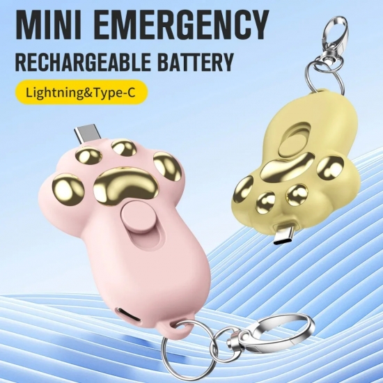 Cute Gifts Portable Pocket Charger 2000mAh Power Banks Portable Charger Key Chain Emergency Power Bank for Iphone Android