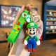 10styles Super Mario Keychain Mario Bros Luigi Toad Yoshi Bowser Action Figure Model Pvc Cartoon Bag Doll Pendant Toys Gift