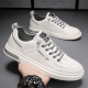 Men Casual Shoes Breathable White Sneakers Fashion Driving Walking Tennis Shoes for Male Skate Flats