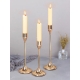 3Pcs-Set European style Metal Candle Holders Candlestick Fashion Wedding Table Candle Stand Exquisite Candlestick Christmas Tabl