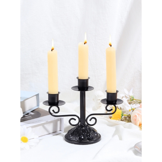 1pcs Vintage candle holders, household decorations, dining table decorations, French Nordic romantic candlelight dinner props