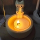 Cartoon Kitten Candle Holder Grilled Cat Aromatherapy Candle Holder For Home Bedroom Living Room Cute Mini Desktop Decorations