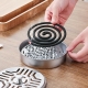 Mosquito Coils Holder Stainless Steel Mosquito Coil Box with Cover Round Mosquito Coil Tray Easy To Clean Anti-Mosquito Supplies
