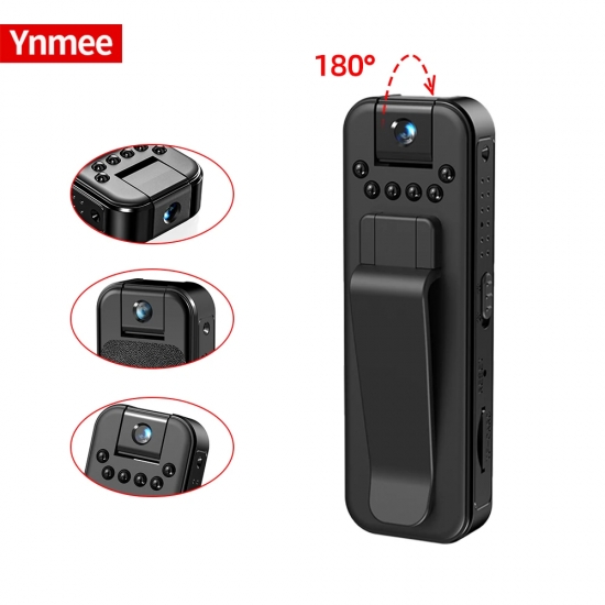 Ynmee MD14 1080P Mini Camera Portable Small Digital Video Recorder Police Body Cam Night Vision Surveillance Miniature Camcorder