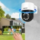 8MP 4K PTZ Security Camera System Kit Face Human Detection Audio Alarm Recording POE NVR CCTV Outdoor Home Video Surveillance