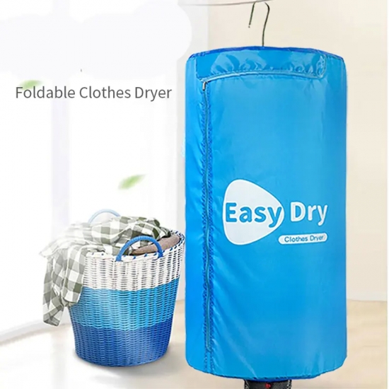 Foldable Colthes Dryer Household Travel Use Hanging 450W High Power Cloth Drying Machine Timing Function Waterproof Fast Drying
