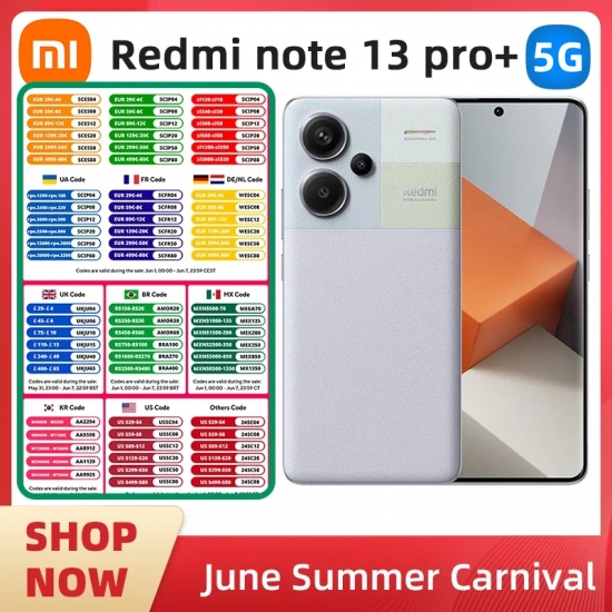 xiaomi redmi note 13pro+  Android 5G Unlocked 6-67 inch 12GB RAM 256G ROM All Colours in Good Condition Original used phone