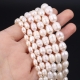 Natural Freshwater Pearl Beads Rice Shape Isolation Loose Beaded for Jewelry Making DIY Fashion Bracelet Necklace Accessories