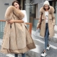 Winter Jacket 2024 New Women Parka Clothes Long Coat Wool Liner Hooded Jacket Fur Collar Thick Warm Snow Wear Fashion Parka