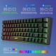 HXSJ V200 Wired K68 RGB Streamer Mini Gaming Keyboard 19-Key Conflict-Free Membrane Keyboard but Mechanical Feel for Game-Office