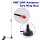 VHF UHF Antenna Two Way Dual Bands 3dbi Gain SMA Female Magnetic Base For Node Handheld Lorawan Baofeng Car Radio Walkie Talkie