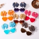3Pcs-set Kids Cute Solid Dot Hairpin Colorful Heart Sun Glasses Set Girls Boutique Bowknot Hair Clips Children Hair Accessories