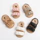 Soft soled cloud shaped sandals, suitable for newborns and girls - comfortable, non slip open toe design of walking shoes - very