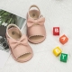 Infant Baby Shoes Girl Shoes New Summer Girl Sandals PU Leather Bowknot Rubber Sole Anti-Slip Newborn First Walker Crib Shoes