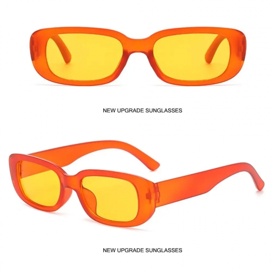90’s Retro UV400 Protection Vintage Shades Rectangle Sunglasses Sunglasses for Women Men Y2K Sun Glasses