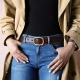 DINISITON New Women‘s Belt Genuine Leather Belts For Women Female Gold Pin Buckle Strap Fancy Vintage for Jeans