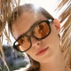 Popular Y2K UV Protection Outdoor Glasses Double Beam Sunglasses Personalized Small Frame Retro Trendy Sun Glasses Female