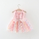 Baby Girl Party Princess Dress Summer Toddler 3d Fairy Butterfly Wings Hanging Strap Mesh Cute Fashion Dress