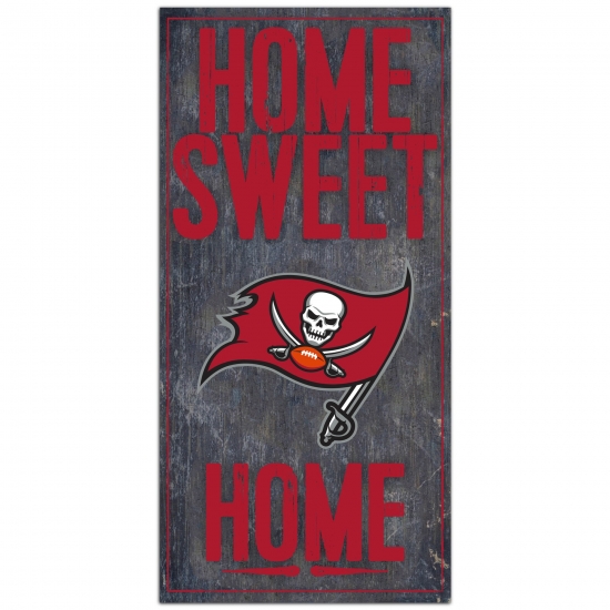 Fan Creations Tampa Bay Buccaneers 6'' x 12'' Home Sweet Home Sign