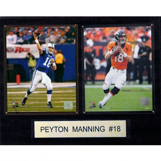 C & I Collectables C&I Collectables NFL 16x20 Peyton Manning Indianapolis Colts 2-Photo Player Plaque