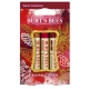 Burt's Bees Kissable Color Holiday Gift Set, 3 Lip Shimmers in Gift Box, Warm Collection in Peony, Fig and Rhubarb