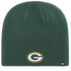 ’47 Men's '47 Green Green Bay Packers Primary Logo Knit Beanie - OSFA