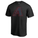 Fanatics Men's Black Arizona Diamondbacks Taylor T-Shirt