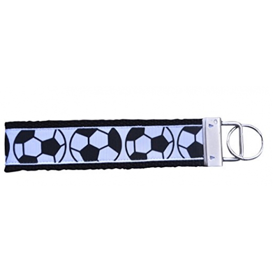 Infinity Collection Soccer Keychain, Soccer Gifts, Soccer Wristlet FOB, Proud Soccer Player, Soccer Team or Soccer Coach Gifts