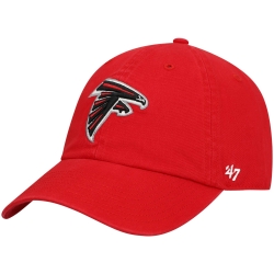 ’47 Men's '47 Red Atlanta Falcons Secondary Clean Up Adjustable Hat - OSFA
