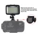 Potable Waterproof Camera Flash Light Underwater 40m Diving Photography Fill Light 1800LM Rechargeable Battery Camera Accessory