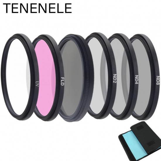 49MM 52MM 55MM 58MM 62MM 67MM 72MM 77MM 82MM ND2 ND4 ND8 UV CPL FLD Camera Filters Set For Sony Nikon Canon Pentax Lens Filter