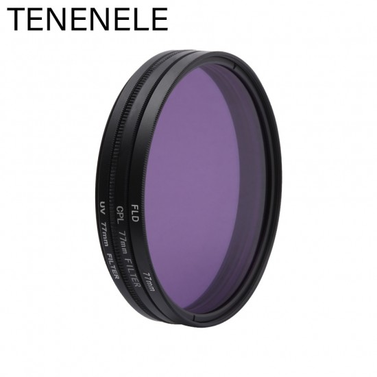 TENENELE ND2 ND4 ND8 UV CPL FLD Camera Filters Set 49 52 55 58 62 67 72 77 82 MM For Sony Nikon Canon Pentax Fuji Camera Filter