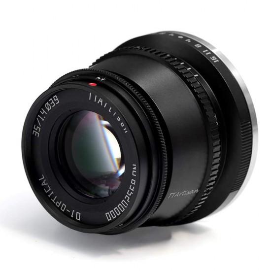 TTArtisan 35mm F1.4 APS-C Cameras Lens Manual Focus for Sony E Fujifilm M4by3 Canon M M43 Leica L Mount Camera